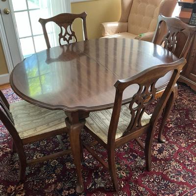 Wooden Oval Shaped Dining Table