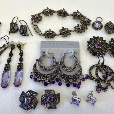 Sterling Silver Amethyst Jewerly 