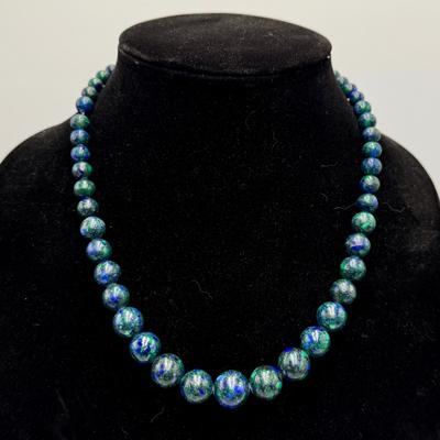 Jay King Azurite Malachite Sterling Silver Necklace DTR