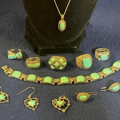 Sterling Silver Turquoise Jewelry Mix! Rings Pendent Bracelets More 