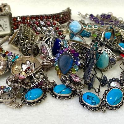 Sterling Silver Repair Jewelry Lot