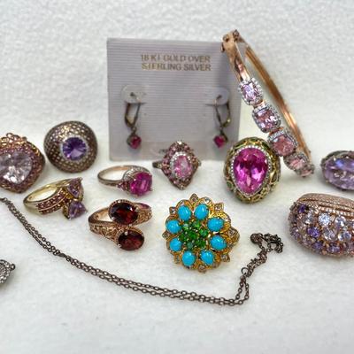 Sterling Silver Gold Toned Jewelry