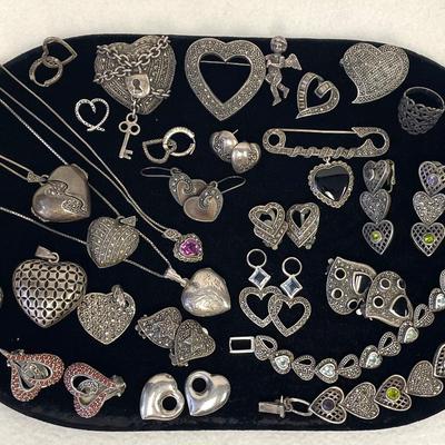 Sterling Silver Heart Jewelry 