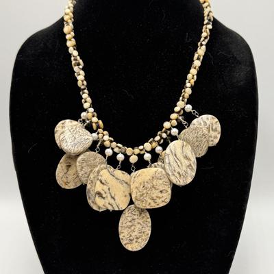 Jay King Sterling Silver Feldspar Necklace DTR 
