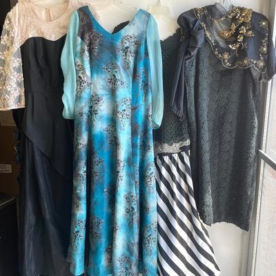 Handmade Women’s Theatre Costume Gowns And Shawl