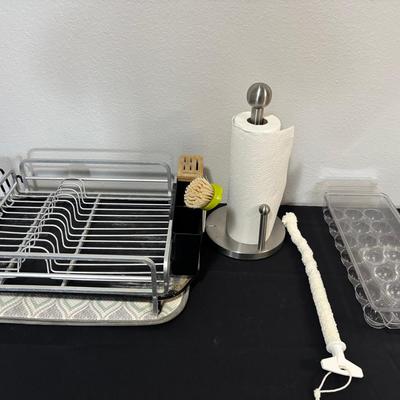 Kitchen Set, Dish Rack/storage and More