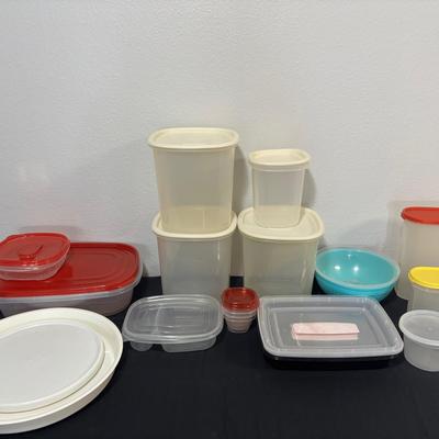 Set Of Food Containers and Lazy Susans 