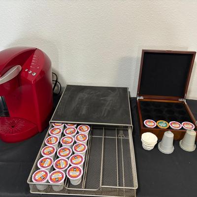 Keurig And Coffee Pod Storage Set 