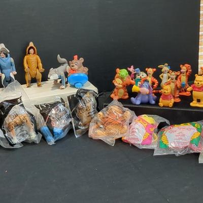Figurines From Walt Disney's Brother Bear And Pooh Bear And Friends 