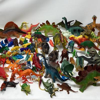 HUGE Lot of Dinosaur Figure Toys 