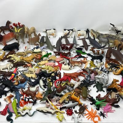 HUGE Lot of Mini Animal Figure Toys