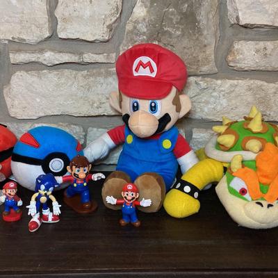 Mario Plushies & Figurines, Sonic The Hedgehog, Pokémon & Pac-Man 