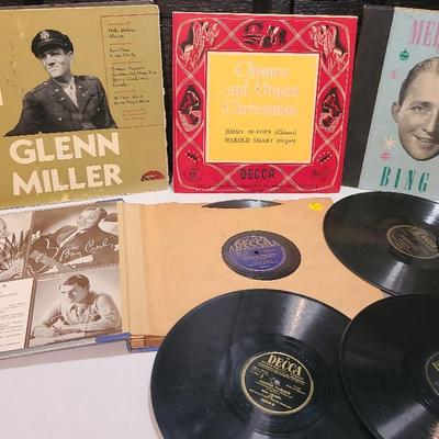 Bing Crosby, Glenn Miller, Rudy Vallee, Etc On 33s - BING XMAS has 4 NON-XMAS RECORDS