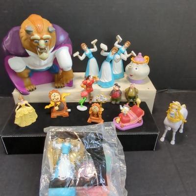 Figurines From Walt Disney's Beauty And The Beast 