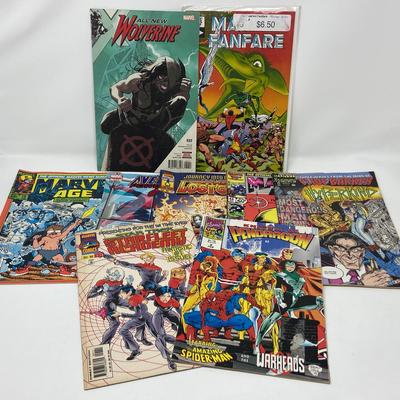 Marvel Comics: Wolverine, Marvel Fanfare, Pendragon, Marvel Age & More  