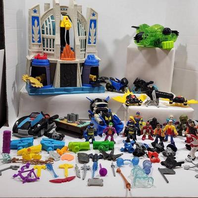 Large Lot of BatmanToys & Other Toy Figures