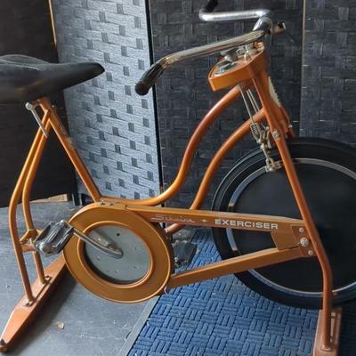 1980's Orange Schwinn Stationary Bike
