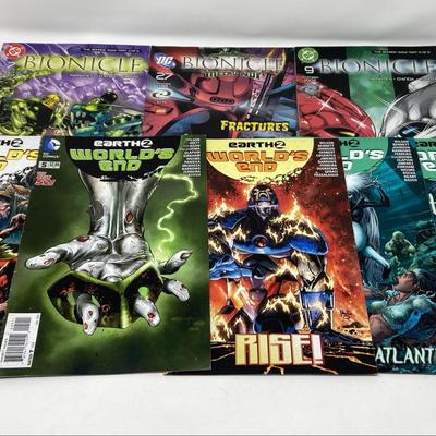 DC Comics : Earth 2 World’s End & Bionicle (Parts Of Series)