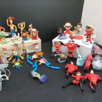 Characters From Toy Story And The Incredibles 