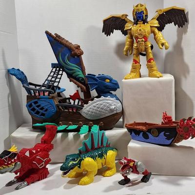 Fisher Price Imaginext Dragon Serpent Ship & Other Toys
