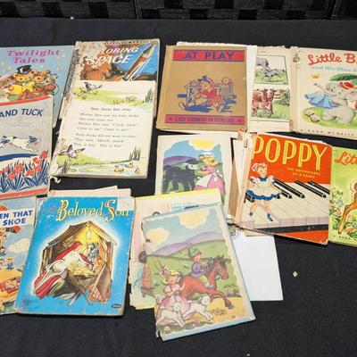 Old Children's Books Torn & Tattered