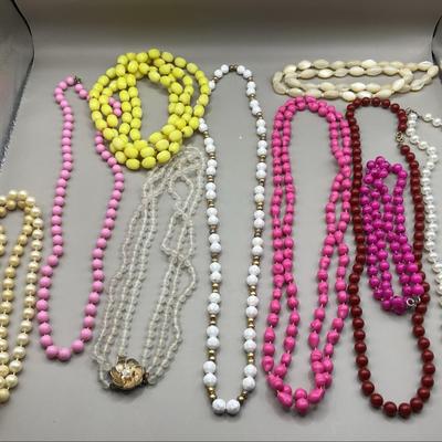 Vintage Beaded Necklaces 