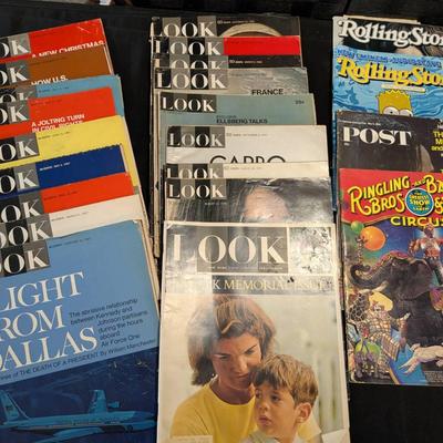 Look Magazines 1964,1967, 1968,1970,1971- Rolling Stone 2002, Post 1968,