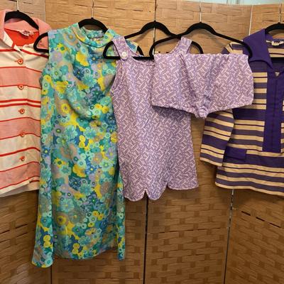 Vintage 50’s/60’s Polyester Clothing - Medium Size 