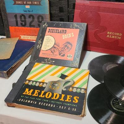 Al Jolson, Dixieland, Barber Shop, And Other Early 20th Century Music On 33s