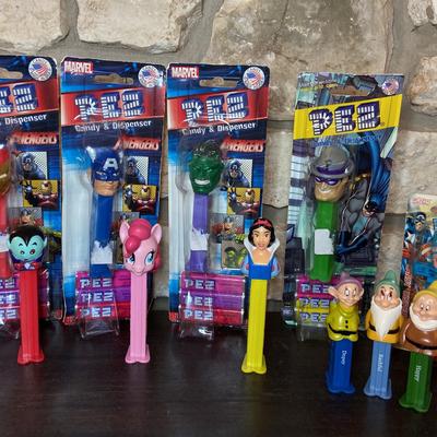 Pez Candy Dispensers - Marvel & DC Characters, Snow White, My Little Pony 