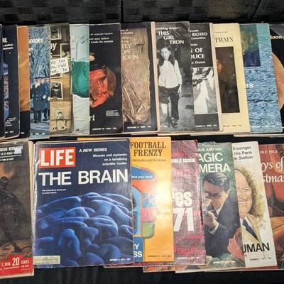 Life Magazines 1946,1950, 1965-1969, 1971-1979, 1986,1991