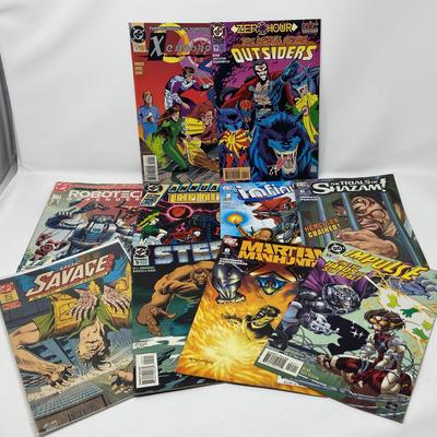 DC Comics : Doc Savage, Impulse, Infinity, Steel, Death Of The Outsiders (mostly Vintage)