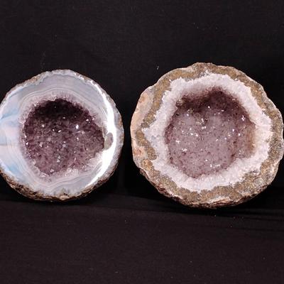 Natural Quartz Geodes Ready To Display 