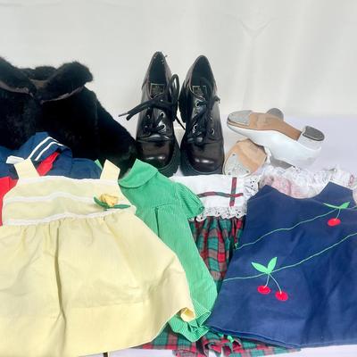 Vintage Toddler Dresses, AE Shoes And Tap Shoes
