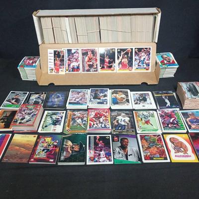 Massive Trading Card Collection – 1990 Pro Set NFL Cards & Mixed Sports/Pop Culture
