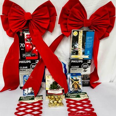 Christmas Lights, Garland, Light Strand Storage + More!