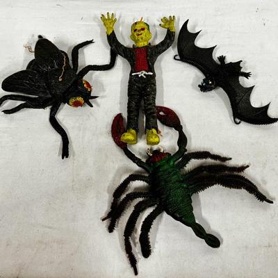 Ben Cooper Vintage Rubber Frankenstein Jiggler & Friends! 
