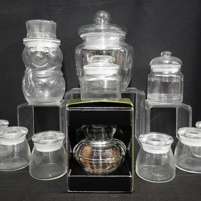 Vintage Glass Jar Collection + Mr. Dudley Nutmeg Grinder