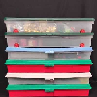 Christmas Storage Containers w/Decor & More 