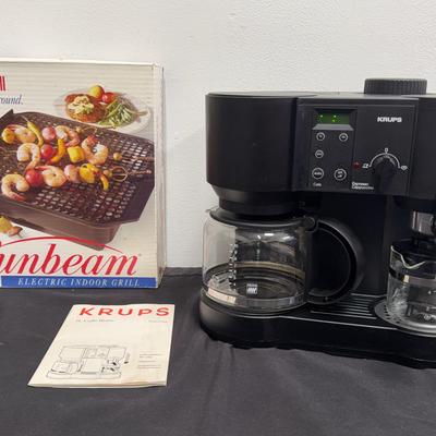 Krups Café Bistro & Sunbeam Indoor Grill (WH7)