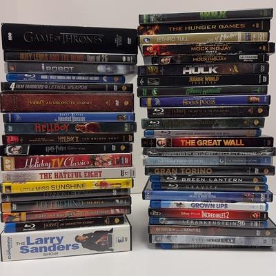 DVD’s | Blu-ray | Game Of Thrones | The Hobbit | Harry Potter | Hulk | The Hunger Games 