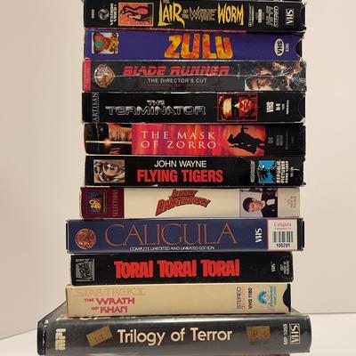 VHS | Manhunter | MASH | Star Trek II | The Terminator | Blade Runner | Starship Troopers | Zulu