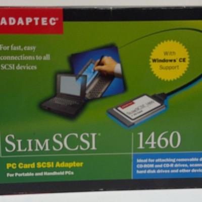 Adaptec Slim SCSI 1460 PC Card SCSI Adapter For Laptops