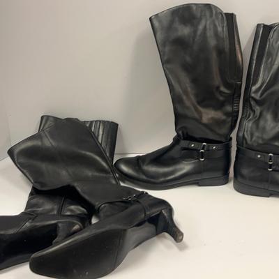 Leather Boots Size 7, Style & Co Boots Size 7.5M