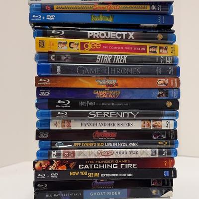Blu-ray | Glee | Guardians Of The Galaxy | Harry Potter | Marvel Avengers | The Hunger Games 
