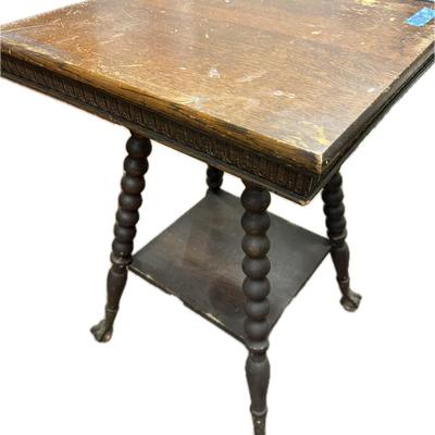 Vintage Oak Parlor Table 