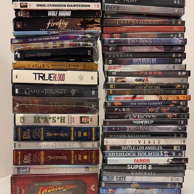 DVD’s | Game Of Thrones | MASH | Indiana Jones | Kong | Dracula | Matrix | Black Panther