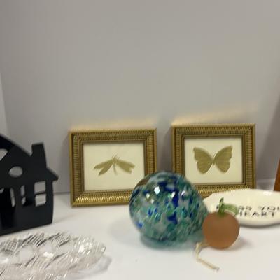 Household Decor | Cribbage Board, Glass Bowl, Hand Blown Glass Art