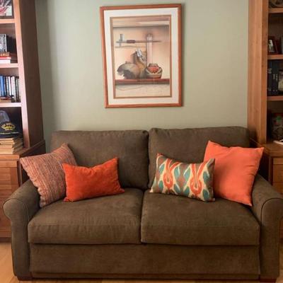 Cw104 sofa sleeper and art