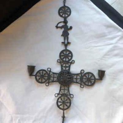 Cw138 antique middle eastern candle holder